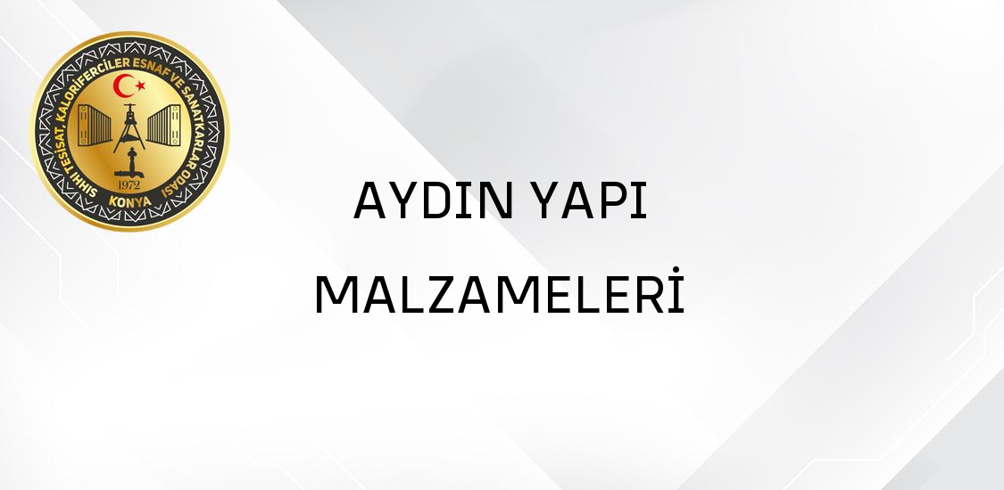 AYDIN YAPI MALZAMELERİ